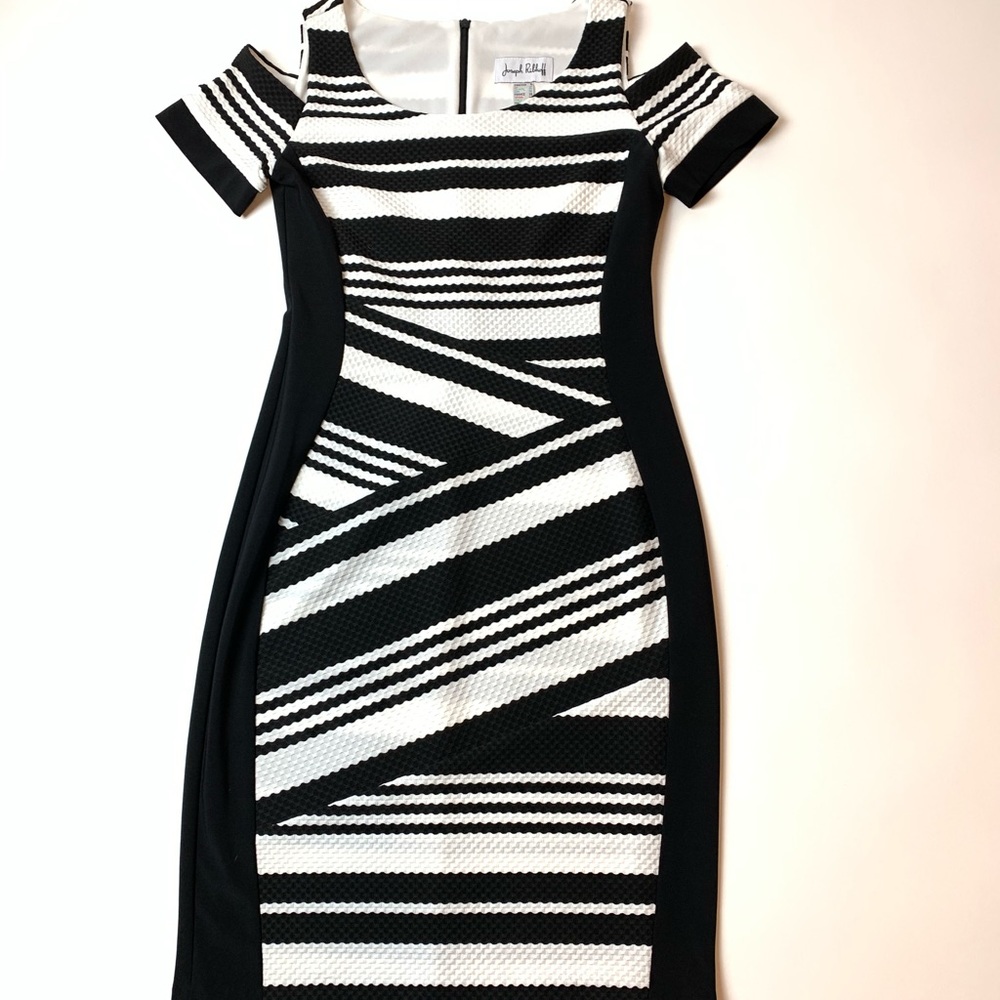 Joseph Ribkoff Dress Size 8 black/white color way